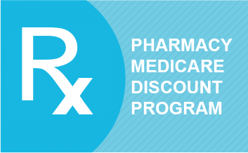 pharmacy Medicare discount program linking to sign up form page.