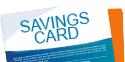 Saving card logo